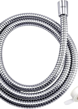 Klabb 59 Inch/150cm Stainless Steel Handheld Shower Hose, Flexible and Durable Replacement Hose with Brass Insert and Nut