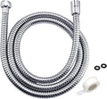 Klabb 59 Inch/150cm Stainless Steel Handheld Shower Hose, Flexible and Durable Replacement Hose with Brass Insert and Nut