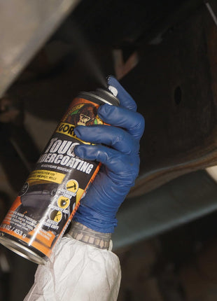 GORILLA Tough Undercoating Black - 16.0 Ounce Aerosol (Case of 6 Cans)