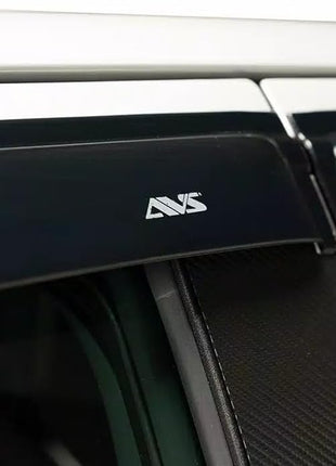 Auto Ventshade [AVS] Outside Mount Rain Guards For 2002 - 2008 Dodge Ram 1500; 2003 - 2009 Dodge Ram 2500/3500, QUAD CAB ONLY / MEGA CAB | Window Vent Visors, 4 pcs. - Smoke | 94623