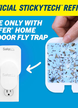 Safer Home SH503 Trap Refill Pack of Glue Cards for SH502 Indoor Fly Trap, Official Safer Home Refills with StickyTech Glue Card Technology, 3 Count (Pack of 1)