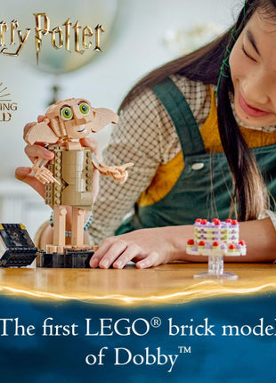 LEGO Harry Potter Dobby The House-Elf Building Toy Set, Build and Display Model of a Beloved Character from The Harry Potter Franchise, for 8 Year Old Boys' and Girls' Birthday, 76421