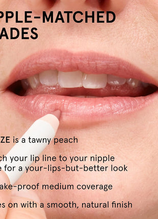 Glossier Lip Line Enhancing Pencil, Creamy Medium Coverage, Graze