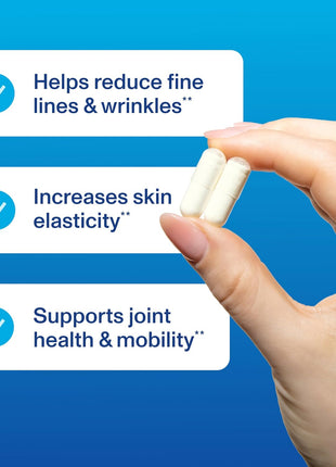 Vital Proteins Enhanced Collagen Complex 60 Capsules | BioCell Collagen®, Supports Skin Elasticity, Joint Health & Skin Appearance, 30 Servings