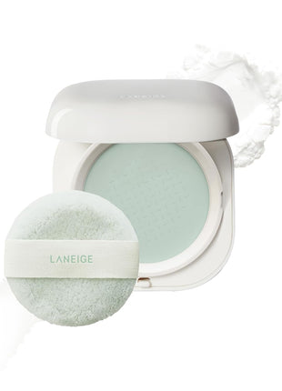 LANEIGE Neo Blurring Powder: Korean Oil-Control Compact with Pore Blurring, Smoothing Finish & Travel-Friendly, No-Spill Packaging