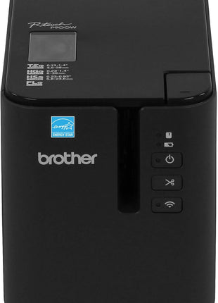 Brother P-Touch PT-P950NW Industrial Network Laminate Label Printer, Up to 36 mm Labels, Standard USB 2.0 and Serial, Ethernet, Built-in Wi-Fi®, Optional Bluetooth®,Black