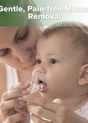 Haakaa Silicone Baby Nasal Aspirator | Nose Bulb Syringe | Easy-Squeezy Baby Nose Cleaner, Newborn Infant &Toddler - BPA Free Silicone