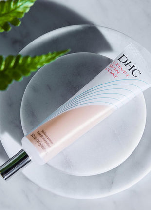 DHC Velvet Skin Coat, Oil Control, Mattifying Makeup Primer, 0.52oz | Extends Makeup Wear, Minimizes Pores, Fine Lines, and Excess Oil, Powder-Gel Formula, Reduces Texture and Acne Scars