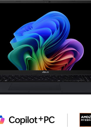 ASUS Vivobook 16 Laptop, Copilot+ PC, 16 inch WUXGA 60Hz Display, AMD Ryzen AI 5 340 with XDNA NPU, AMD Radeon Graphics, 16GB RAM, 512GB SSD, Quiet Blue, M1607KA-DS54