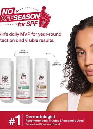 EltaMD UV Daily Face Sunscreen Moisturizer, Zinc Oxide, SPF 40 and SPF 50
