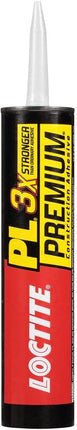 Loctite PL Premium Polyurethane Construction Adhesive, 10 fl oz Cartridge, 1 Pack - Versatile Construction Glue for Wood, Concrete, Stone, Metal & More