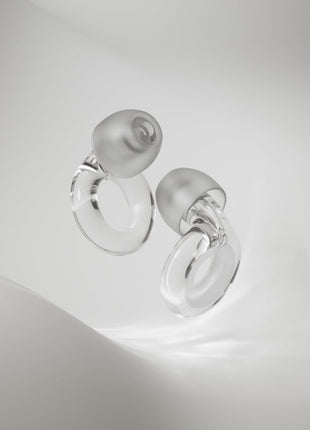 Loop Engage 2 Ear Plugs, Everyday 16 dB Noise Reduction Earplugs with Clear Speech for Social Gatherings, Work, Conversation, Parenting & Noise Sensitivity Relief, Clear