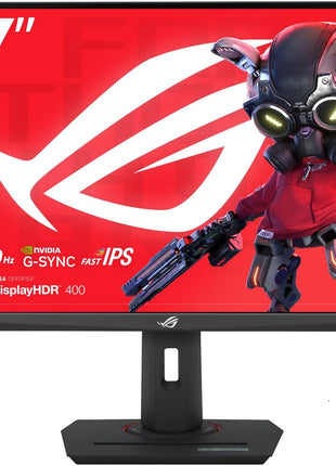 ASUS ROG Strix 27" QHD (2560x1440) HDR400 USB-C Gaming Monitor (XG27ACS), 180Hz,1ms, Fast IPS, 133% sRGB, Extreme Low Motion Blur Sync, G-Sync Compatible, DisplayWidget, Tripod Socket, 3 Year Warranty