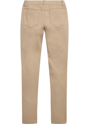 Nautica girls School Uniform Stretch Interlock Jegging Leggings, Khaki, 14 US