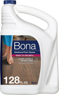 Bona Hardwood Floor Cleaner Refill   128 fl oz   Unscented   Refill for Bona Spray Mops and Spray Bottles   Residue Free Floor Cleaning Solution for Wood Floors
