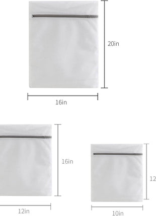 Lingerie Bags for Washing Delicates,Small Fine Mesh Laundry Bags,3Pcs(1 Large,1 Medium,1 Small)