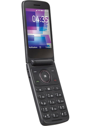 Tracfone, TCL FLIP 3, SIM Card Included Flip Phone (Locked to | 16GB, Stone Gray, 5MP Video Capable Camera, Locked [Sim Card Included - Separate Purchase Not Necessary]