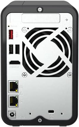 QNAP TS-264-8G-US 2 Bay High-Performance Desktop NAS with Intel Celeron Quad-core Processor, M.2 PCIe Slots and Dual 2.5GbE (2.5G/1G/100M) Network Connectivity (Diskless)