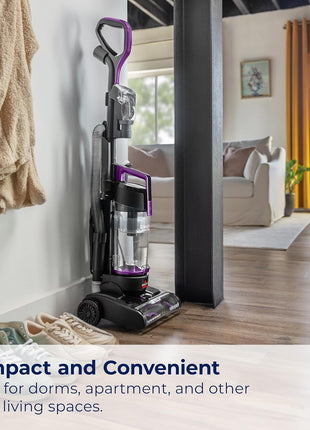 BISSELL CleanView Compact Turbo Upright Vacuum with Quick Release Wand, Full Size Power, Compact Size for Apartments & Dorms, 3437F