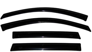 Auto Ventshade [AVS] Outside Mount Rain Guards For 2002 - 2008 Dodge Ram 1500; 2003 - 2009 Dodge Ram 2500/3500, QUAD CAB ONLY / MEGA CAB | Window Vent Visors, 4 pcs. - Smoke | 94623