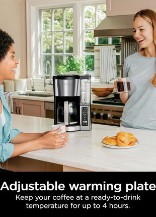 Ninja Fresh Brew Coffee Maker, 12 Cup Glass Carafe, Stainless Steel, CE251