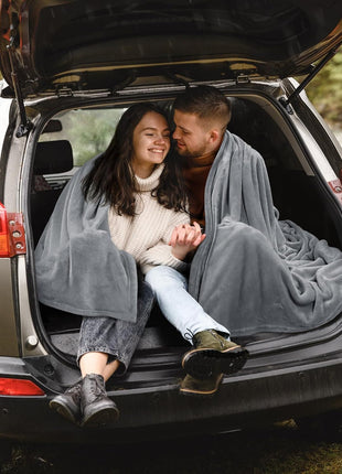 Utopia Bedding Ultra Soft Fleece Bed Blanket Queen Size Grey (90x90 Inches) | Microfiber Plush Warm Lightweight Breathable Cozy Blanket Anti-Static, All Season Use, Gift for Women and Men