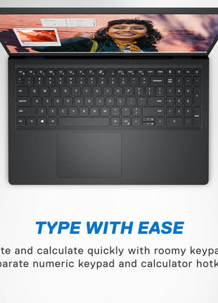 Dell Inspiron 3530 Laptop - 15.6-inch FHD (1920x1080) Display, Intel Core i3-1305U Processor, 8GB DDR4 RAM, 512GB SSD, Intel UHD Graphics, Windows 11 Home, Onsite Service - Carbon Black