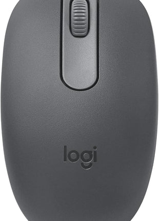 Logitech M196 Compact Ambidextrous Bluetooth Wireless Mouse - Graphite | Bluetooth connectivity, no USB receiver, quiet clicks, 3 non-customizable buttons, 12-month battery life, PC Mac compatible