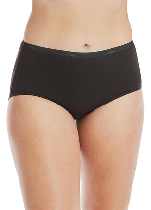 Hanes Womens Cotton Value Pack, 10-pack, Assorted (Colors May Vary) Briefs-underwear, Solid/Print Mix, 8 US