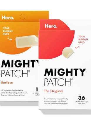 Mighty Patch Original 36ct and Surface Pimple Patch 10ct Bundle