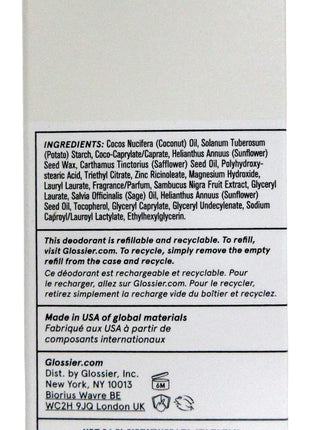 Glossier - Deodorant Refill Stick - Orange Blossom Neroli - 65 g / 2.2 oz