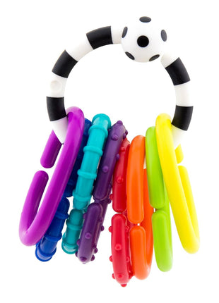 Sassy Ring O Links 9 Piece Set, Links for Stroller or Carrier Seat, 0+ Months