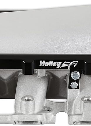 Holley Intake Manifold, Lo-Ram, 105 mm Throttle Body Flange, Fuel Rails Included, GM GenV LT-Series, Aluminum, Natural, Kit