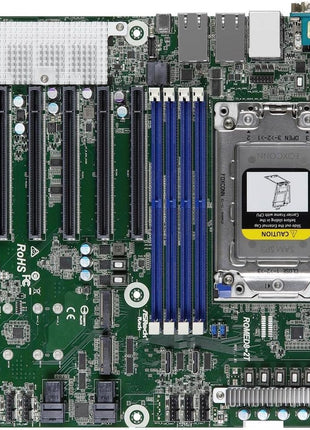 ASRock Rack ROMED8-2T Single Socket SP3 LGA 4094/ DDR4/ SATA3&USB3.1/ V&2GbE/ ATX Motherboard