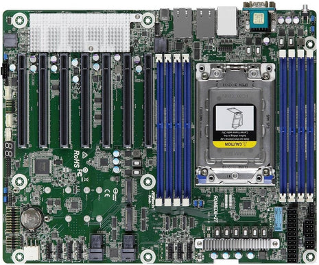 ASRock Rack ROMED8-2T Single Socket SP3 LGA 4094/ DDR4/ SATA3&USB3.1/ V&2GbE/ ATX Motherboard