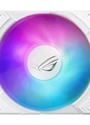ASUS ROG RYUJIN III 360 ARGB EXTREME White Edition all-in-one AIO CPU liquid cooler, AMD Ryzen 9000 & Intel® CoreTM Ultra Ready, Asetek Gen8 V2 pump;high airflow static pressure magnetic fans; 3.5 inch LCD