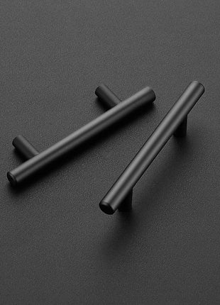 Ravinte 30 Pack | 5 Inch Cabinet Pulls Matte Black Stainless Steel Kitchen Drawer Pulls Cabinet Handles 5 InchLength, 3 Inch Hole Center
