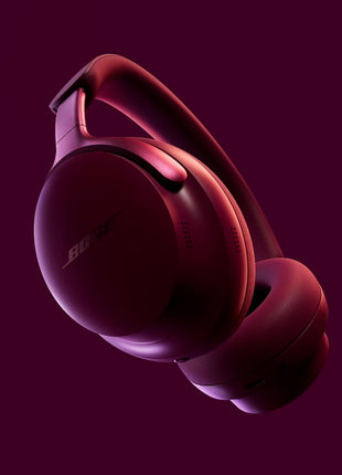 Bose QuietComfort Ultra Bluetooth Headphones, Wireless Headphones with Spatial Audio, Over Ear Noise Cancelling with Mic, Up to 24 Hours of Playtime, Deep Plum - Limited Edition Color