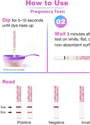 Easy@Home 50 Ovulation Test Strips and 20 Pregnancy Test Strips Combo Kit | Ovulation and Pregnancy Test Strips, 50 LH Tests + 20 hCG Tests, Daily Ovulation Tracking, Package May Vary