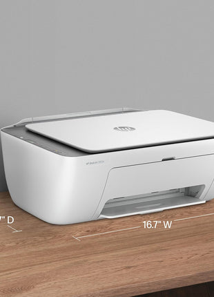 HP DeskJet 2855e Wireless All-in-One Color Inkjet Printer, Scanner, Copier, Best-for-home, 3 months of Instant Ink included, Single-band Wi-Fi connectivity (588S5A)