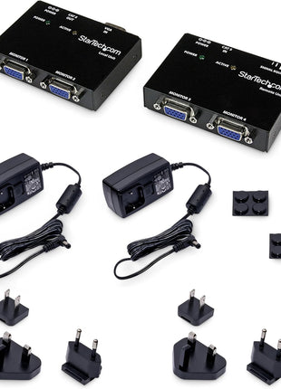 StarTech.com VGA Video Extender over Cat5 (ST121 Series) - Up to 500ft (150m) - VGA over Cat 5 Extender - 2 Local and 2 Remote , TAA (ST121UTP)