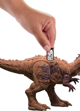 Mattel Jurassic World Dinosaur Toys with Roar Sound & Attack Action, Wild Roar Posable Figures, Physical & Connected Digital Play