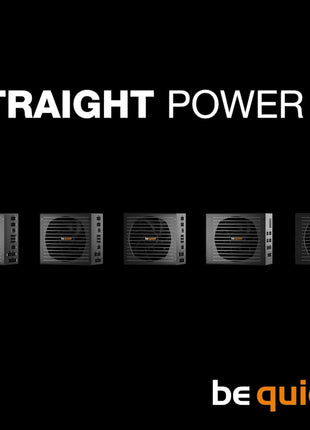 be quiet! BN514 Straight Power 12-750w Modular Power Supply | 80 Plus Platinum ATX 3.1 Compliant | for PCIe 5.0 GPUs and GPUs with 6+2 pin connectors | Silent 135mm be quiet! Fan | BN514