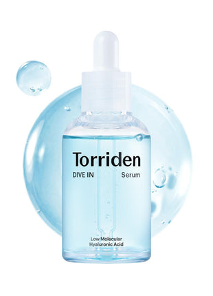 Torriden DIVE IN Hyaluronic Acid Serum for Deep Hydration | Korean K-Beauty Glass Skin Plump Glow | Lightweight Fast-Absorbing Face Serum 50ml (1.69 fl.oz.)