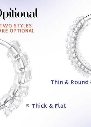 Ring Size Adjuster for Loose Rings,12 Pack-4 Sizes Invisible Transparent Silicone Guards Clip Jewelry Fitter Resizer,Fit Almost Any Ring for Women and Men