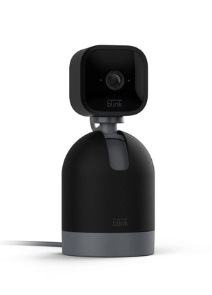 Blink Mini Pan-Tilt Camera (newest model), Rotating indoor plug-in smart security camera, two-way audio, HD video, motion detection, Works with Alexa (Black)