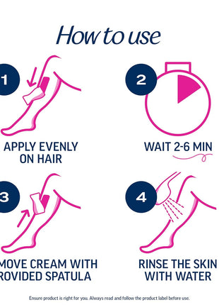 VEET Professional 2 Minute Hair Removal Cream For All Skin Types with Shea Butter | Effective Full Bikini Hair Removal, Pubic Hair Removal Gel | Dermatologically Tested | 13.5 FL OZ Bottle w/Spatula