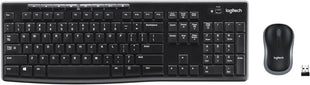 Logitech MK270 Full Size Wireless Keyboard and Mouse Combo - Black