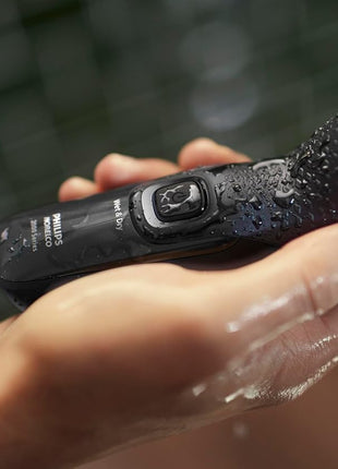 Philips Norelco 2400 Series Electric Shaver, Deep Black | 27 Self Sharpening ComfortCut Blades, 4D Flex Heads, Wet or Dry Use, 2-Year Blade Life, Pop-up Trimmer, X3001/90