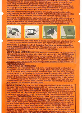 Terro T800 Garbage Guard Trash Can Insect Killer - Kills Flies, Roach, Maggots, Beetles, and Insects in Outdoor Garbage Can